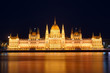 Budapest Parliament at night