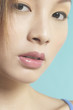 Close-up of a lady's face