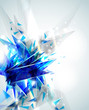 abstract formed by triangles