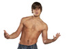 A shirtless muscular man with an attitude 