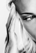 Close-up on a woman's face