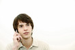Man talking on the mobile phone