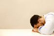 Businessman grieving over his failure