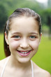 Girl smiling