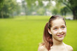 Girl smiling