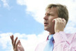 Businessman talking on the phone