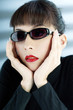 Woman with sunglasses