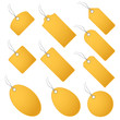 Schilder Set - gelb