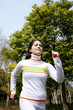Woman jogging in the park