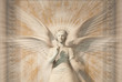 Statue of woman angel.