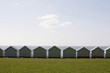 A row of beach huts