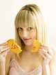 A young teen breaking the cookie