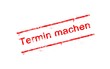 Termin machen Stempel