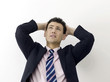 Troubled businessman