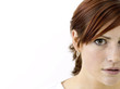 Serious-looking woman
