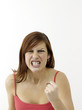 Angry young woman