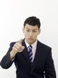 Angry businessman