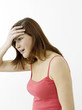 Depressed woman