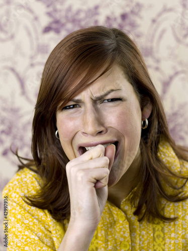 Photo: A stressful woman A stressful woman