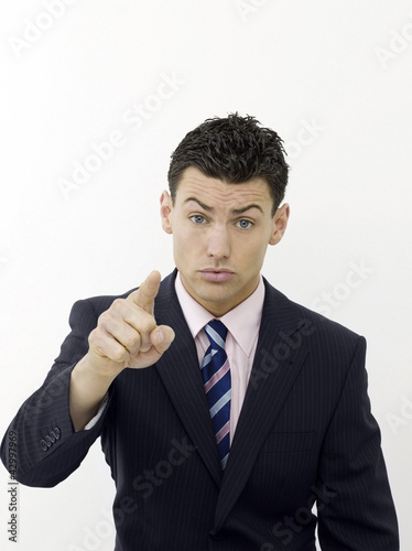 Photo: Angry businessman Angry businessman