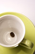 Coffee bean in a cup