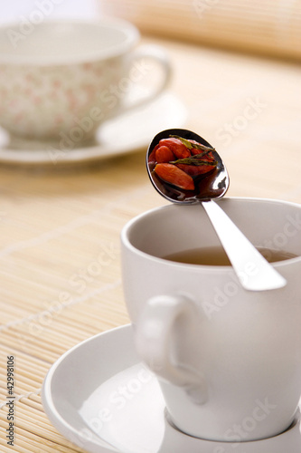 Photo: Wolfberry tea Wolfberry tea