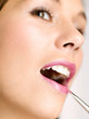 Applying lip colour