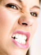 Woman expressing anger