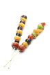 Assorted fruit on sticks