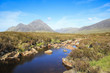 glen coe river highlands scotland