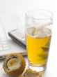 Lager and scotch egg
