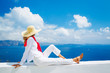 Photo: Tourist Relaxing on Vacation Tourist Relaxing on Vacation