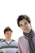Two men posing