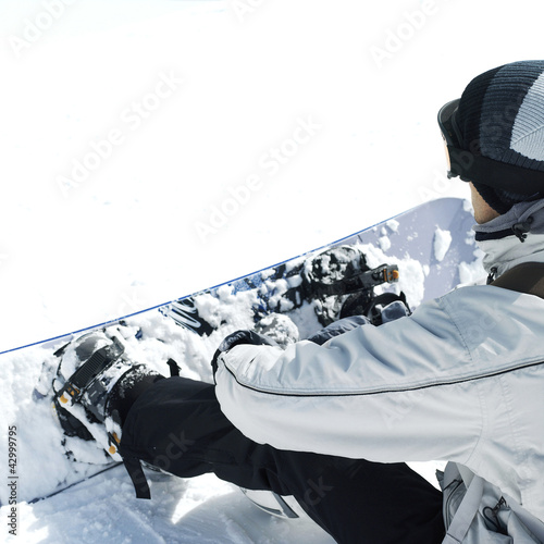 Photo: Male snowboarder Male snowboarder