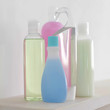 Bottles of body products