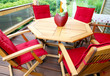Gemütliche Terrassensitzgruppe