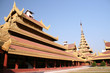Old palace in Mandalay Myanmar Old palace in Mandalay Myanmar