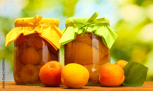 Photo: canned apricots in a jars and sweet apricots canned apricots in a jars and sweet apricots