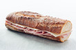 sandwich of ham and cheese