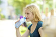 Photo: Girl with water bottle Girl with water bottle