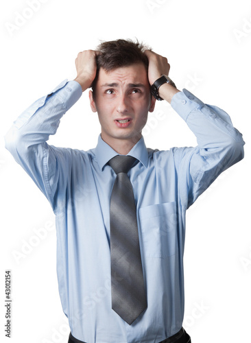 Photo: Young desperate man Young desperate man