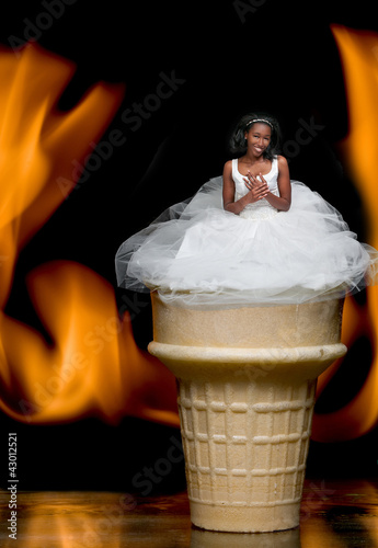 Photo: Bride of Flaming Ice Cream Bride of Flaming Ice Cream