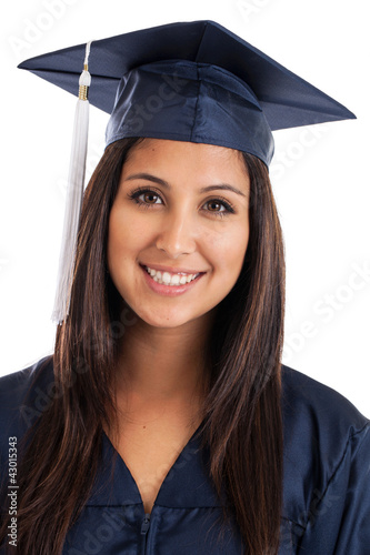 Photo: College graduate portrait College graduate portrait