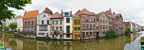Photo: Channel in center of Ghent, Belgium Channel in center of Ghent, Belgium