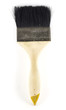 Paint brush isolated on white.