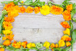 Etikett für Ringelblumenprodukt