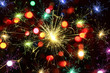 Happy new year background with fireworks
