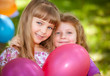 Children celebrating birthday