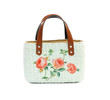Photo: Craft Bag with decoupage on white background Craft Bag with decoupage on white background