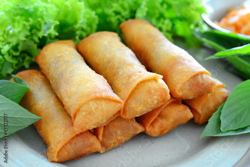 Photo: spring rolls spring rolls